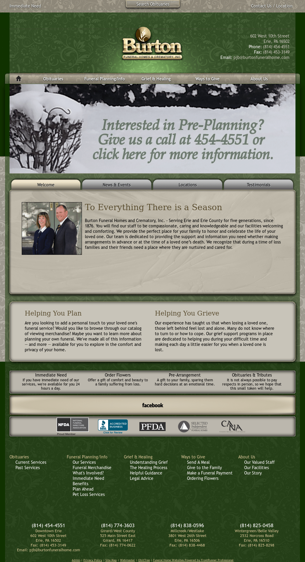 Burton Funeral Home Erie Pa HomeLooker