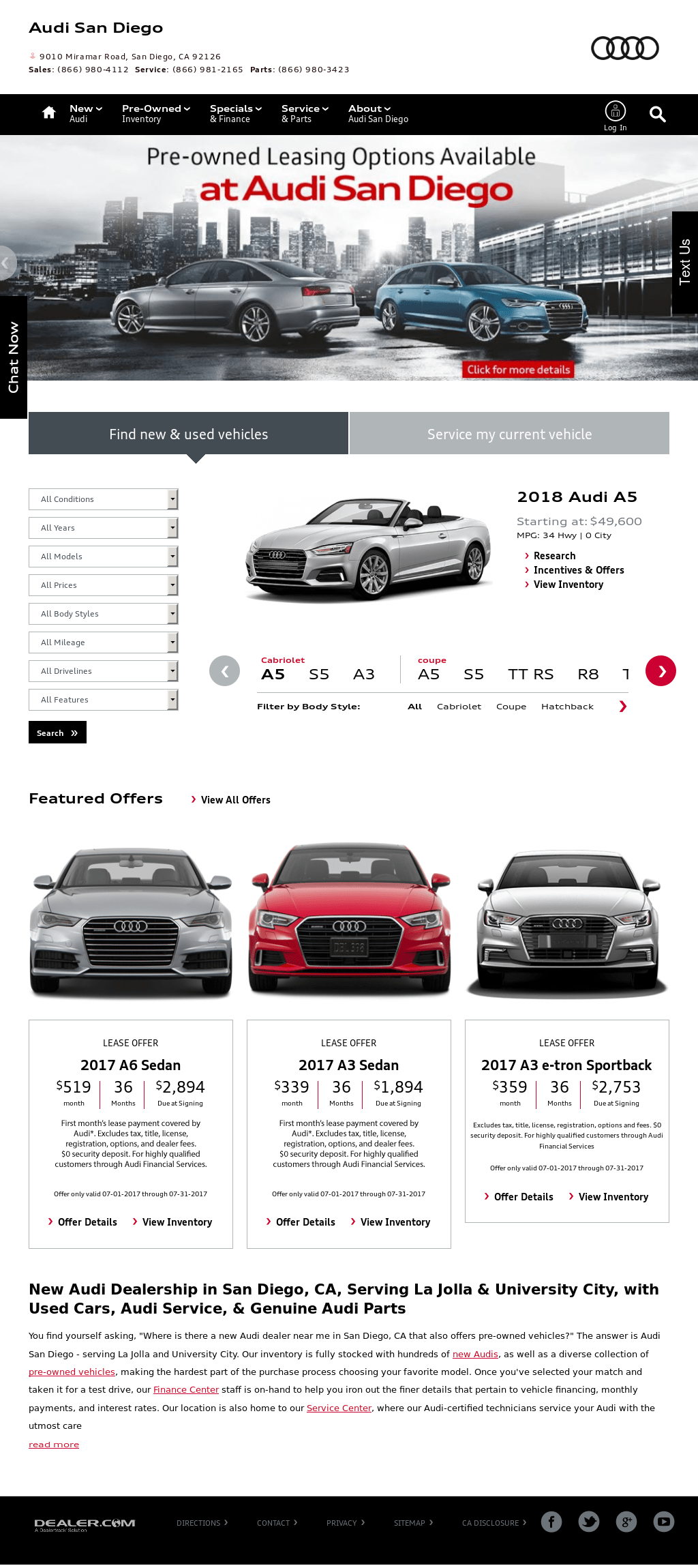 Audi Service San Diego Optimum Audi