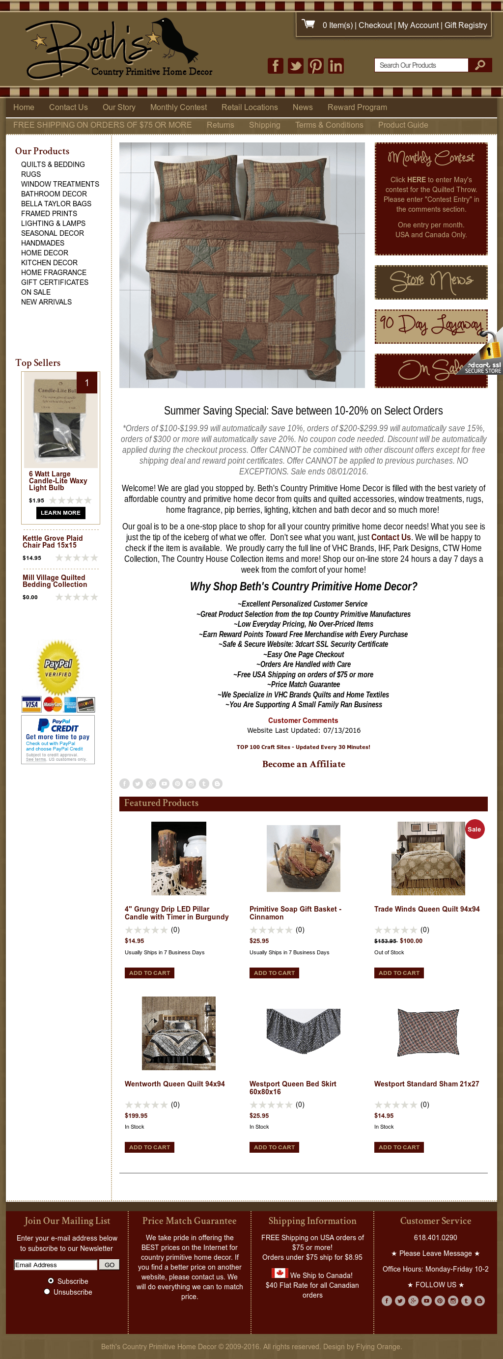 Beths Country Primitive Home Decor Decorating Ideas