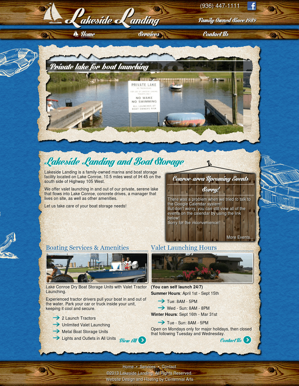 Lake Conroe Boat Storage Dandk Organizer