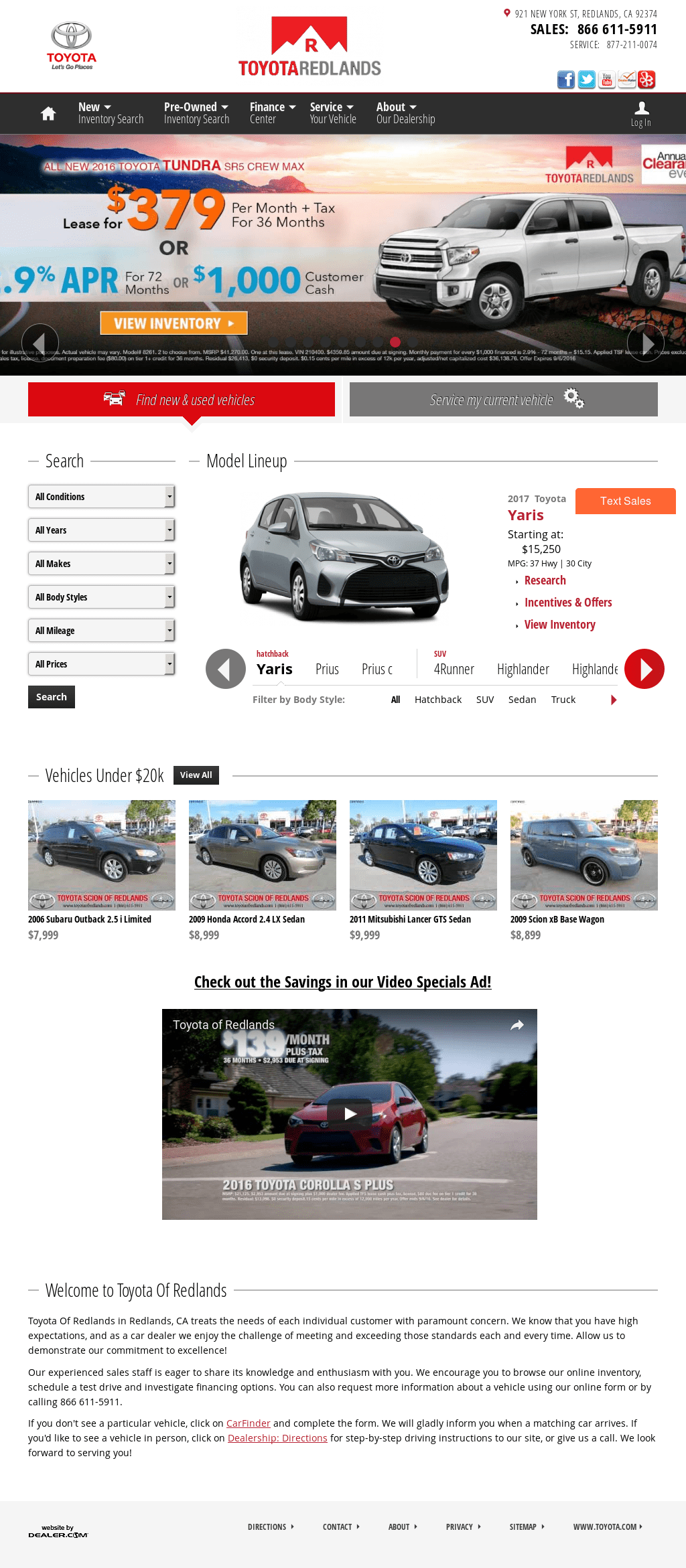 Toyota Of Redlands Service Best Toyota