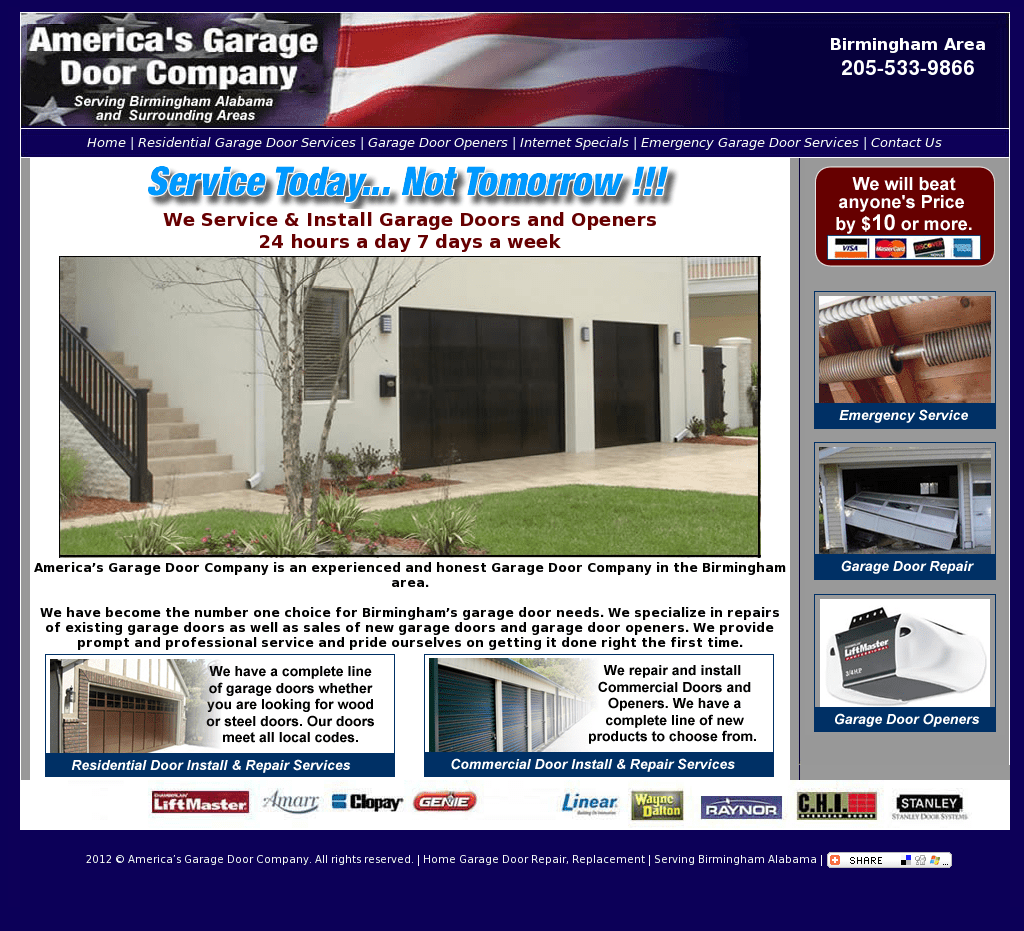 Garage Door Installers Birmingham Alabama Dandk Organizer