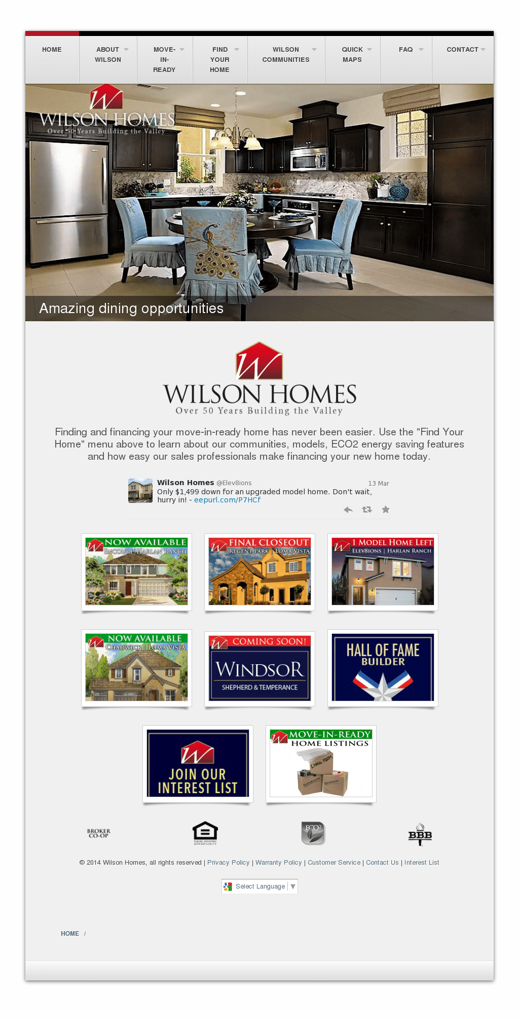 ecalvinodesigns Harlan Ranch Wilson Homes