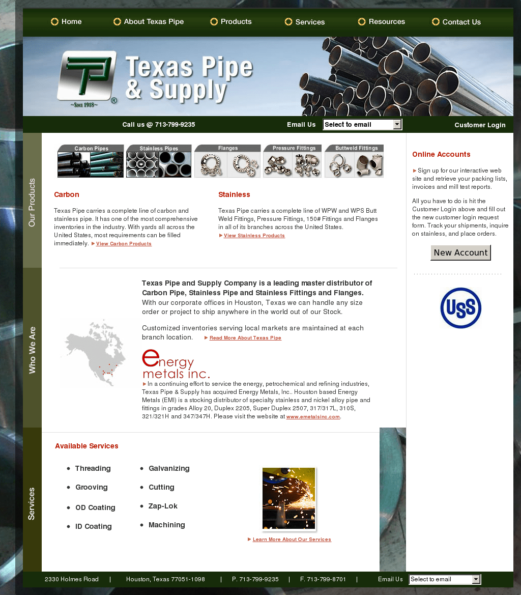 Texas Pipe and Supply Competitors, Revenue and Employees Company