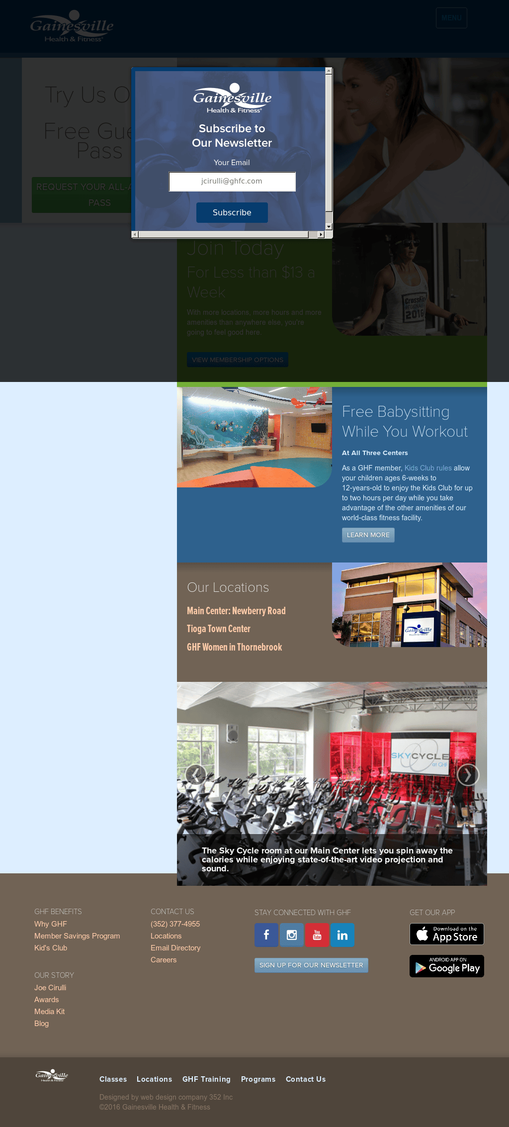 Gainesville Health And Fitness Center FitnessRetro