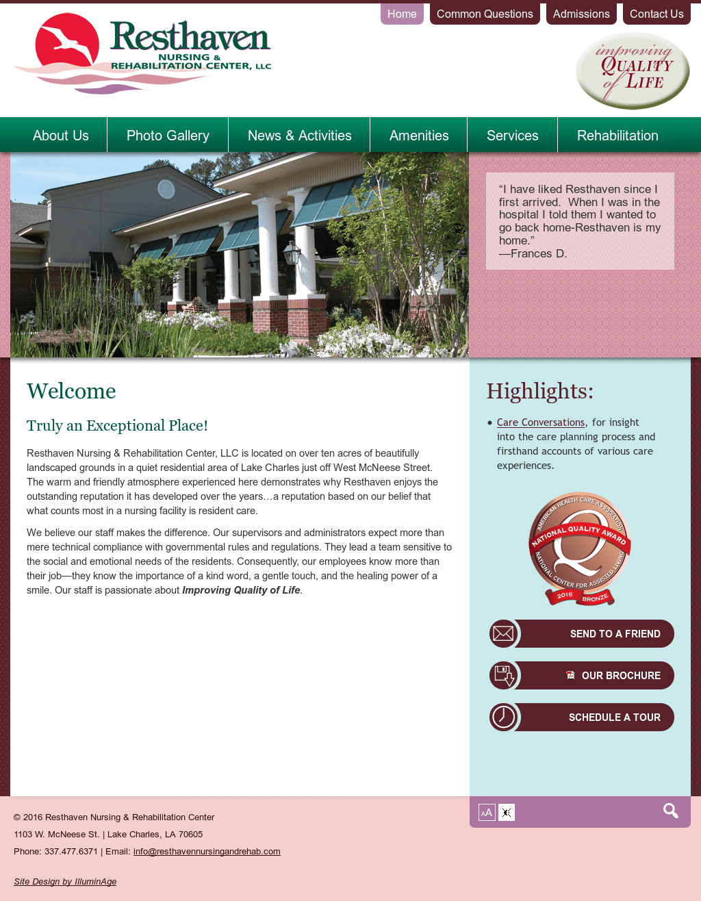 Resthaven Nursing Home Lake Charles Homemade Ftempo