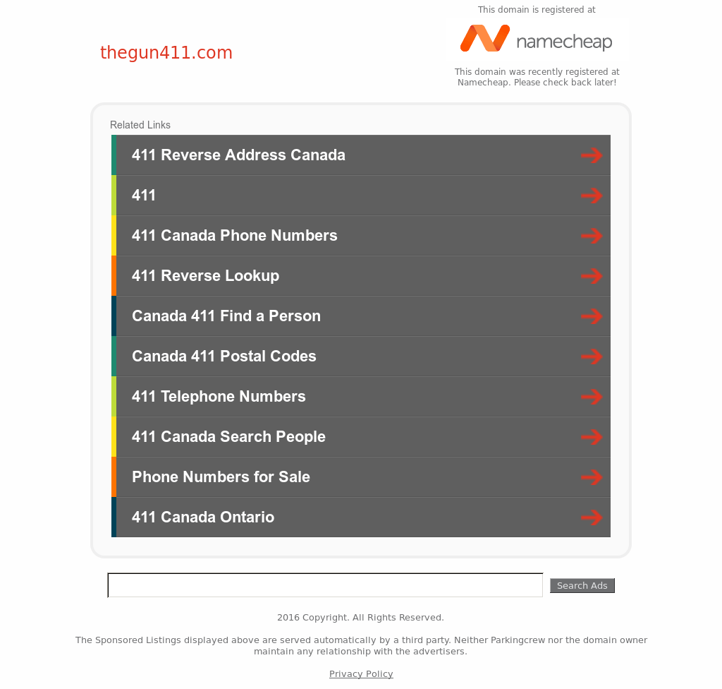 Canada 411 Reverse Lookup