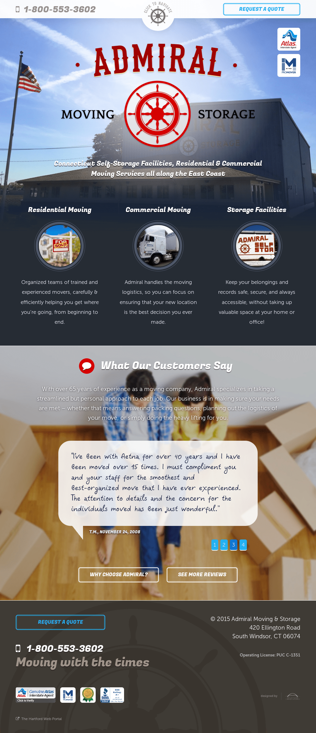 Admiral Moving And Storage Dandk Organizer