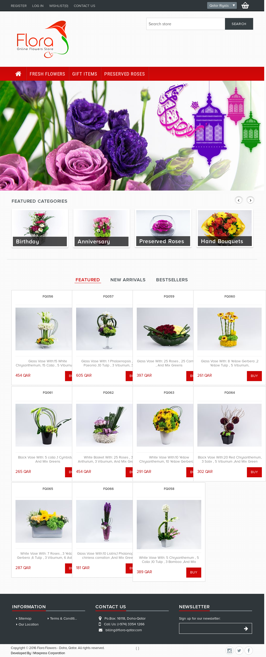Flora Flowers Qatar Best Flower Site