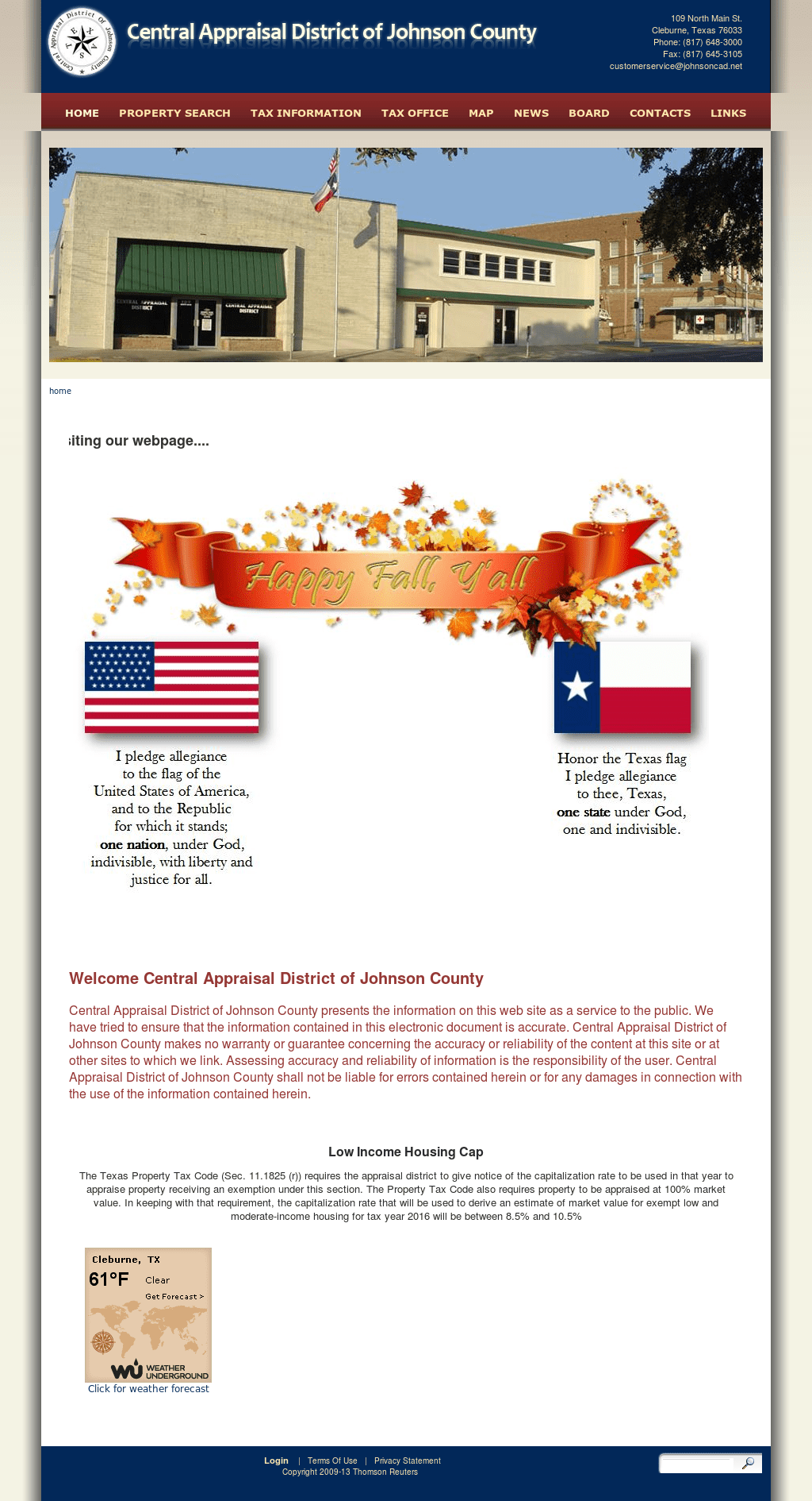 Central Appraisal District of Johnson County Competitors, Revenue and Employees Company