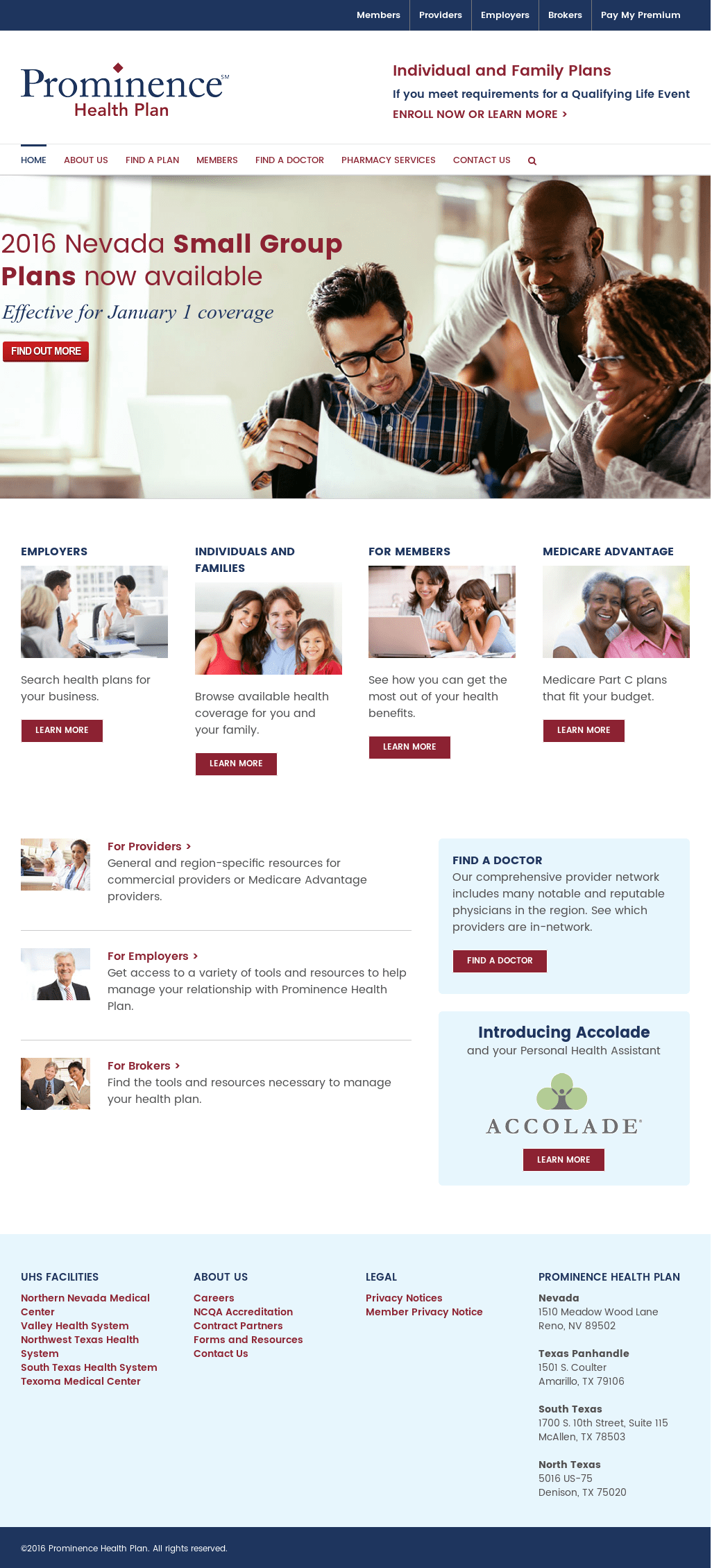 Prominence Health Plan Competitors Revenue And Employees