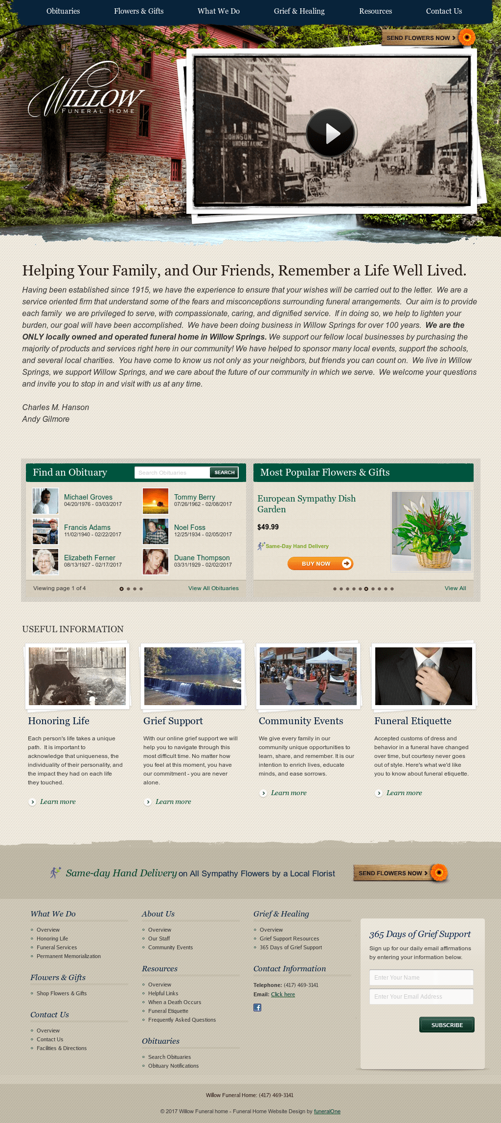 Hanson S Funeral Home Homemade Ftempo