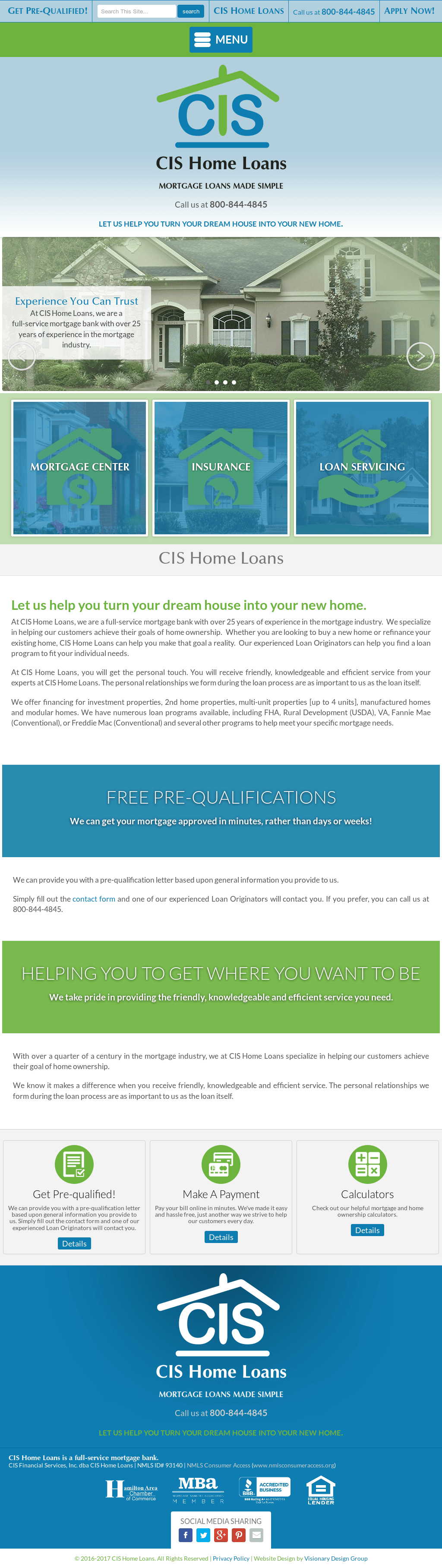 Cis Financial Services Dba Cis Home Loans Hamilton Al Loan Walls