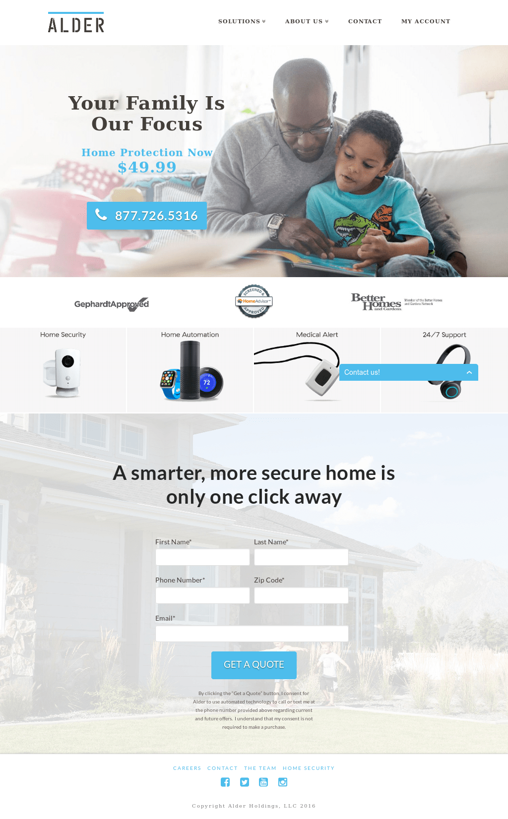 designmuppet Alder Home Security Number