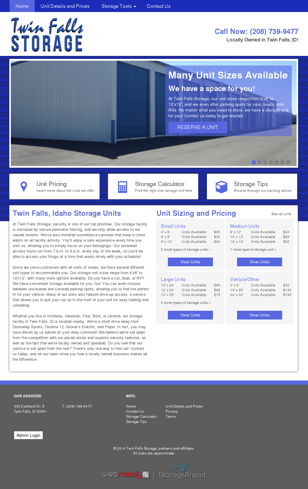 Storage Units In Twin Falls Idaho Dandk Organizer