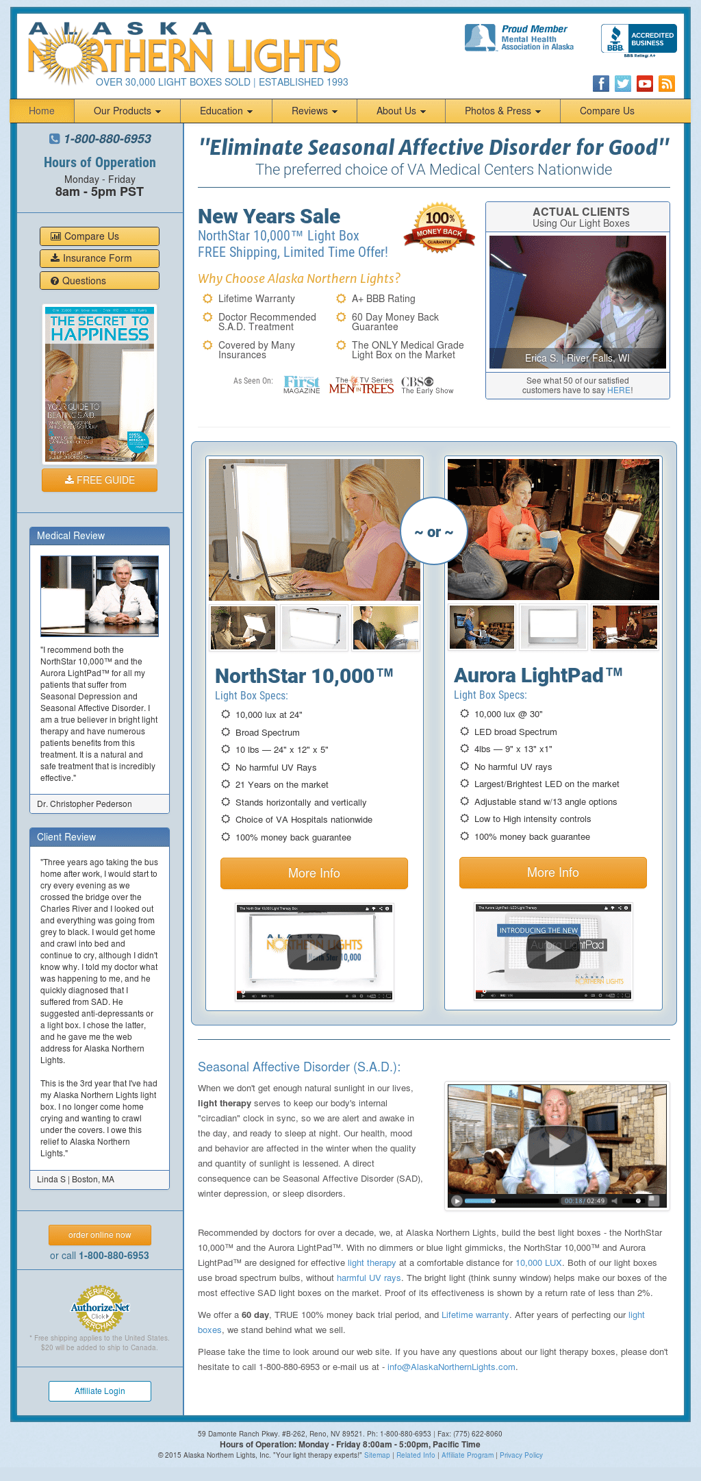 Alaska Northern Lights Seasonal Affective Disorder Shelly Lighting