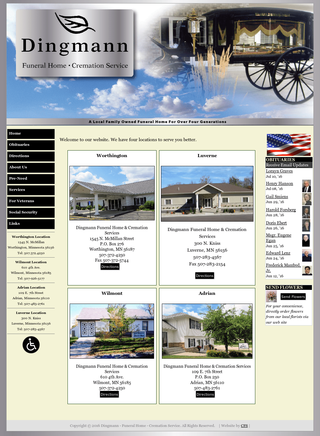 Dingmann Funeral Home Annandale Mn Homemade Ftempo