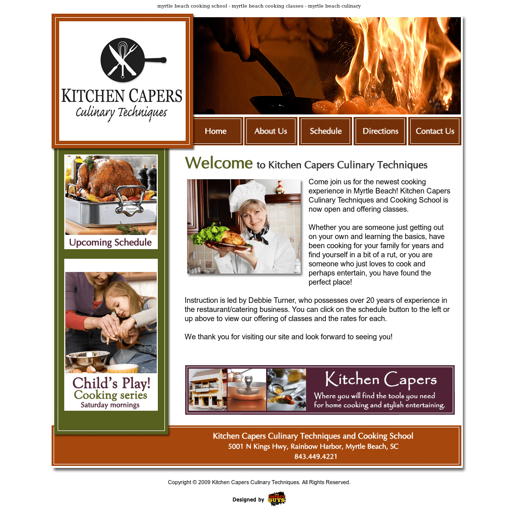 Kitchen Capers Culinary Techniques Dandk Organizer