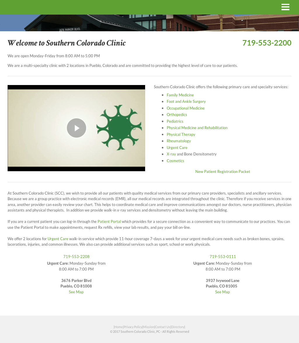 Urgent Care Pueblo Parker Blvd Dr Terrence Lakin Do Mph