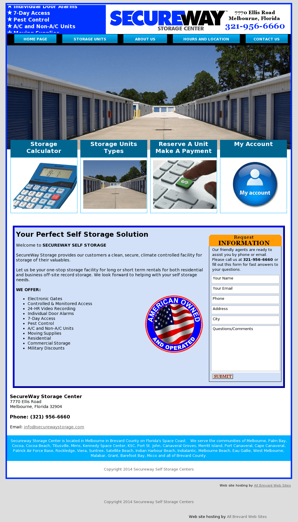 Secureway Self Storage Melbourne Fl 32904 Dandk Organizer
