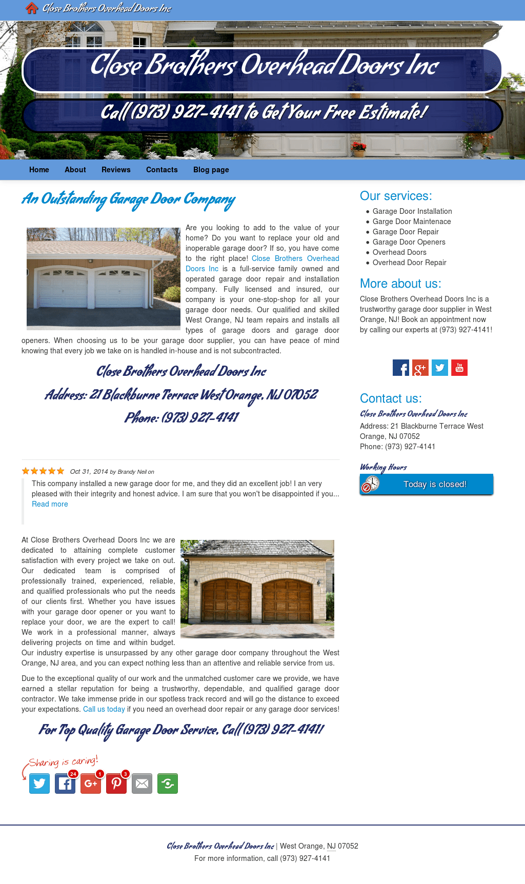 Close Brothers Garage Doors Nj Garage and Bedroom Image