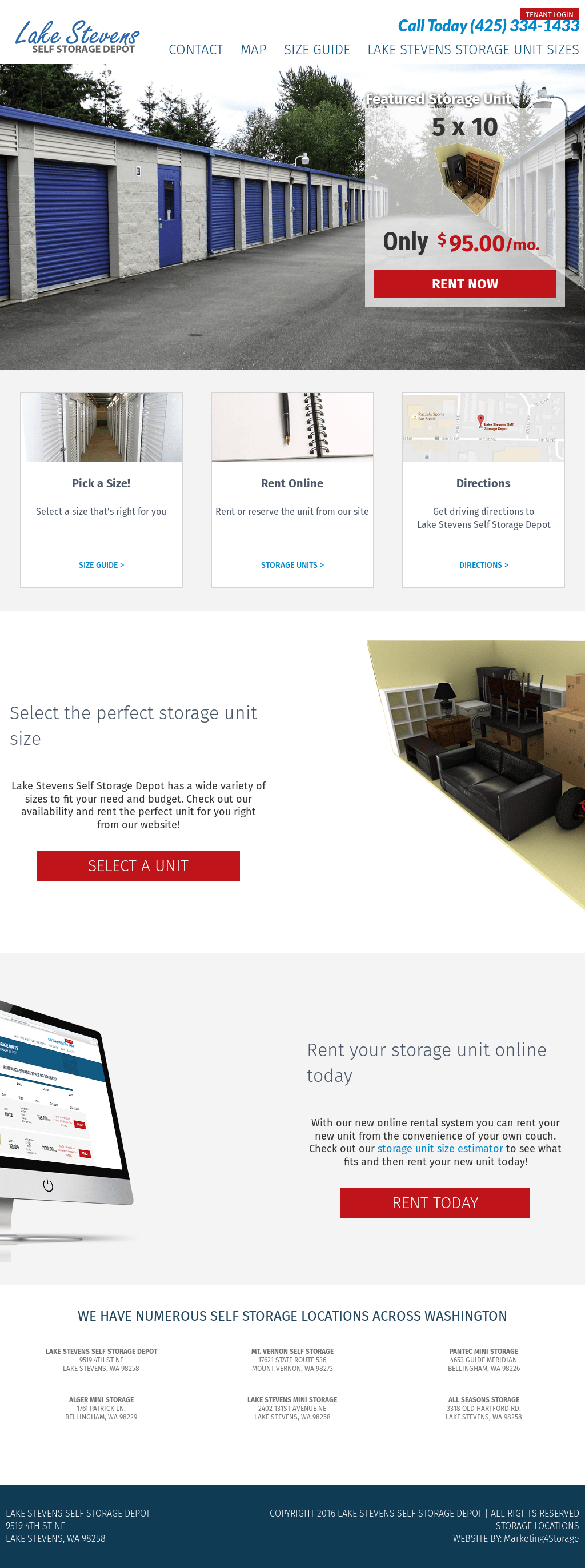 Lake Stevens Mini Storage Dandk Organizer