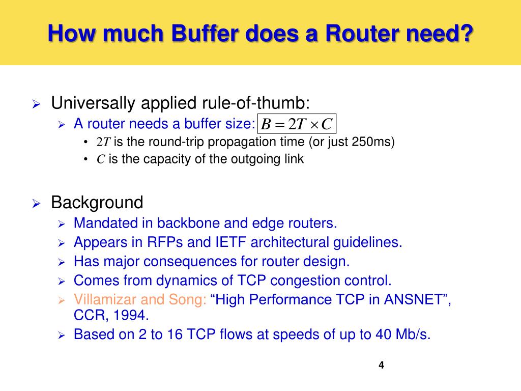 PPT Modeling TCP in SmallBuffer Networks PowerPoint Presentation
