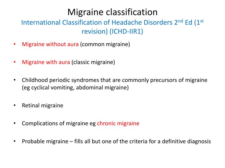 PPT Migraine PowerPoint Presentation ID3617486