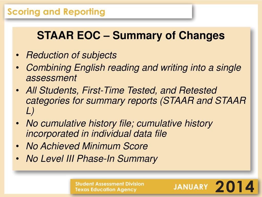 PPT Answer Documents STAAR and STAAR Spanish — one combined answer
