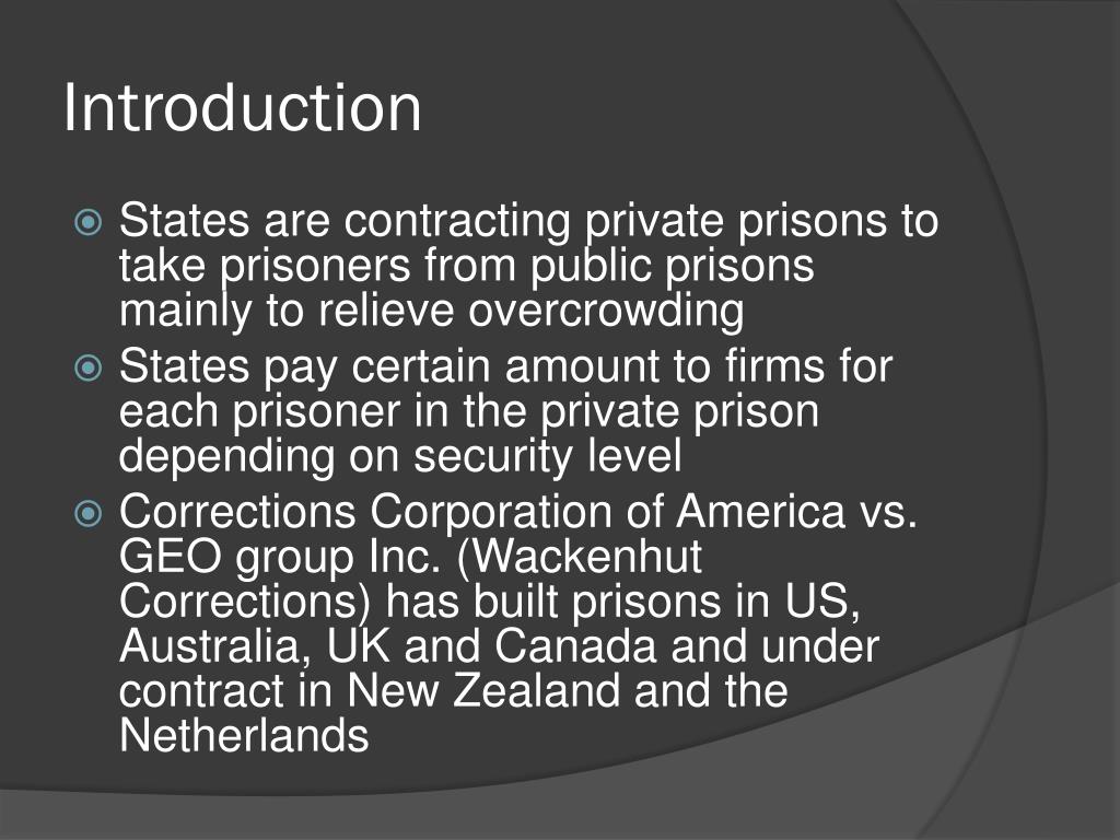 PPT Private/for profit prisons PowerPoint Presentation, free download