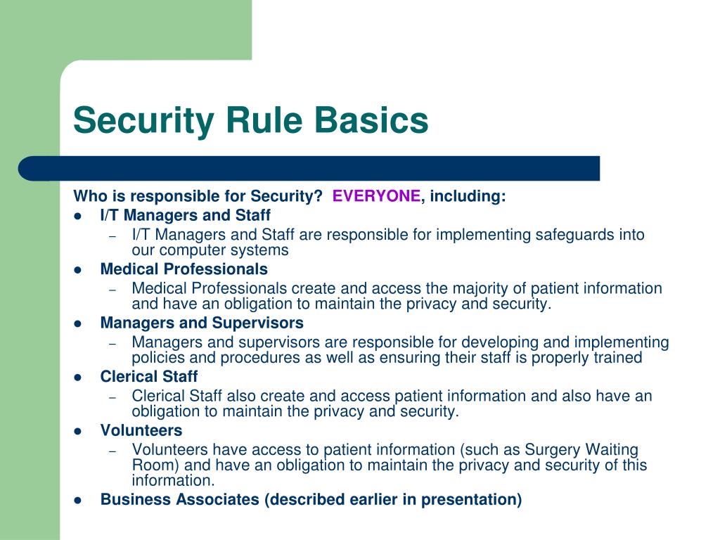 PPT HIPAA Security PowerPoint Presentation, free download ID3623642