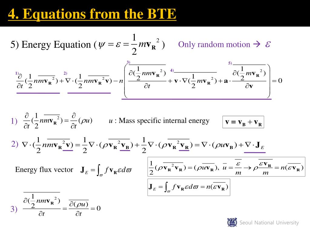PPT Boltzmann Transport Equation PowerPoint Presentation, free download ID3624510