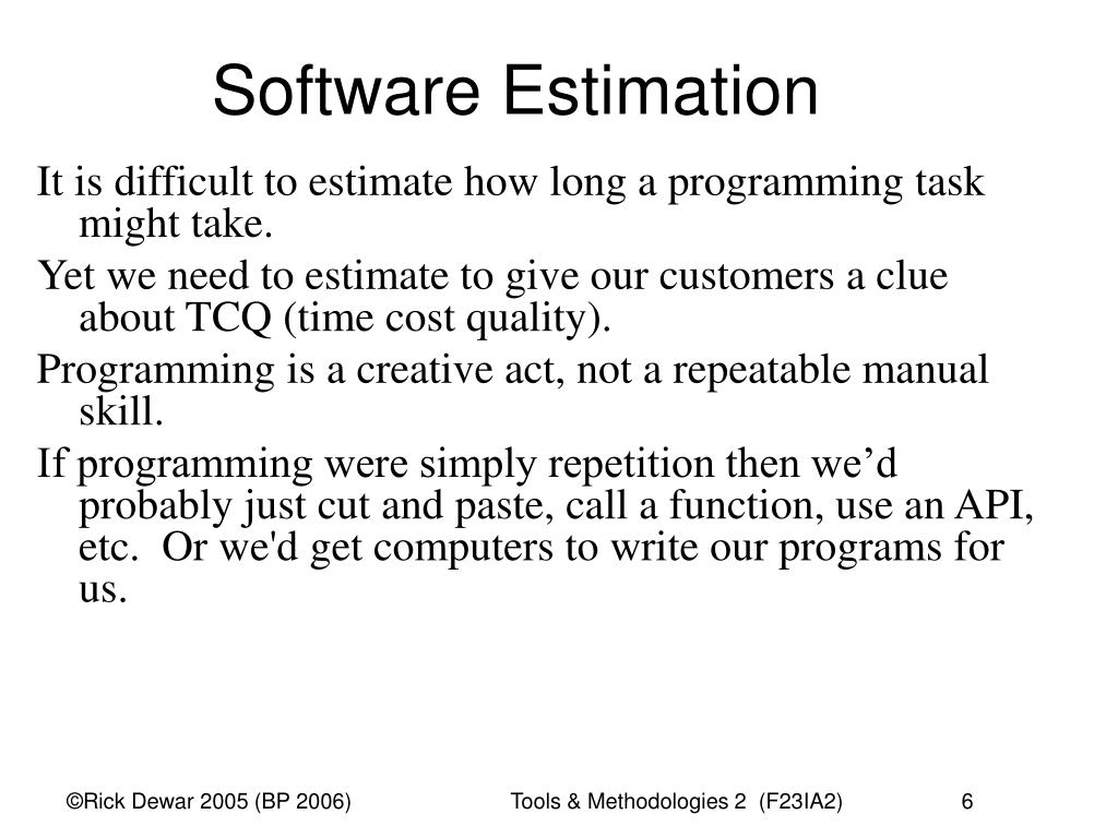 PPT Estimating and Costing PowerPoint Presentation, free download