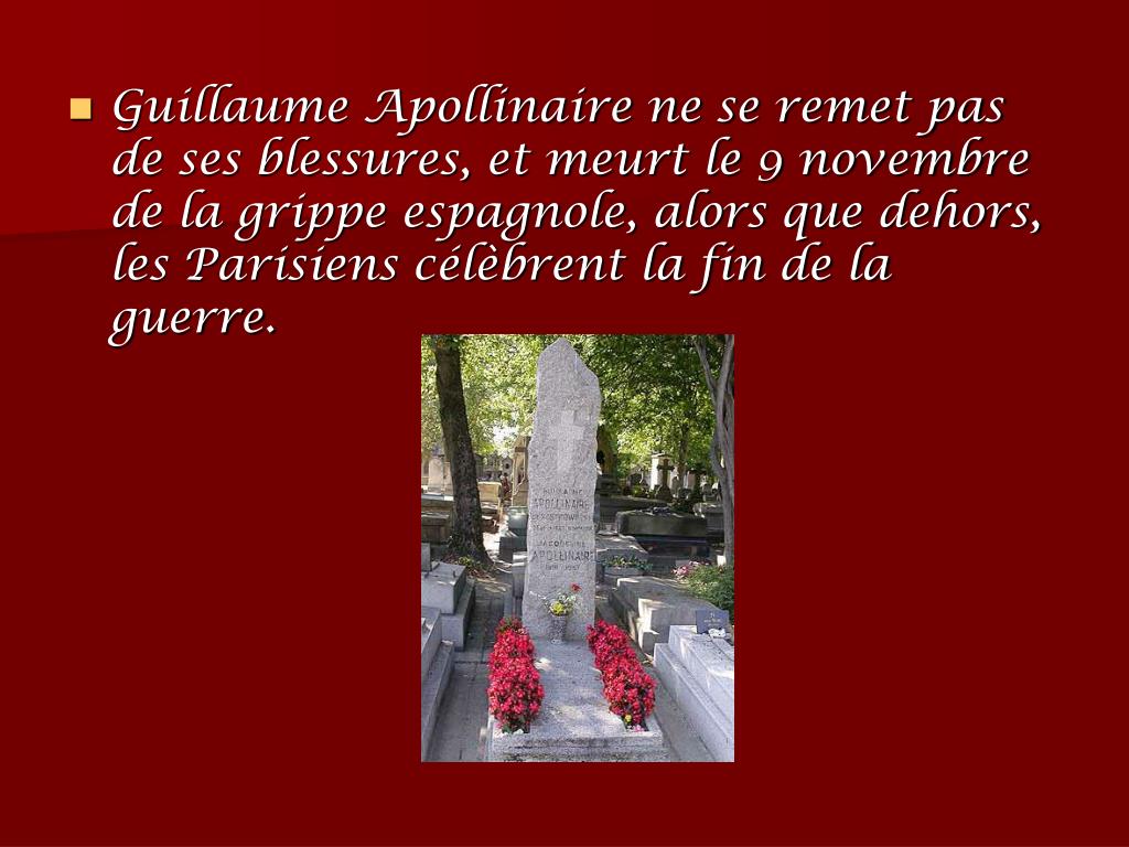 PPT Guillaume Apollinaire PowerPoint Presentation, free download ID