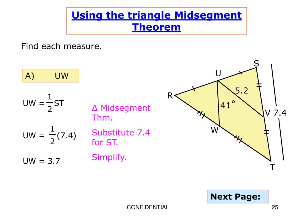PPT Geometry The Triangle Midsegment Theorem PowerPoint Presentation