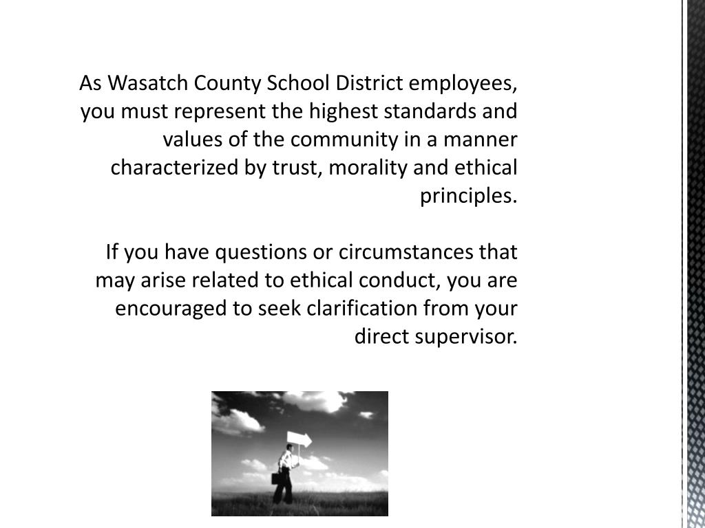 PPT Ethical Conduct for Education Employees PowerPoint Presentation