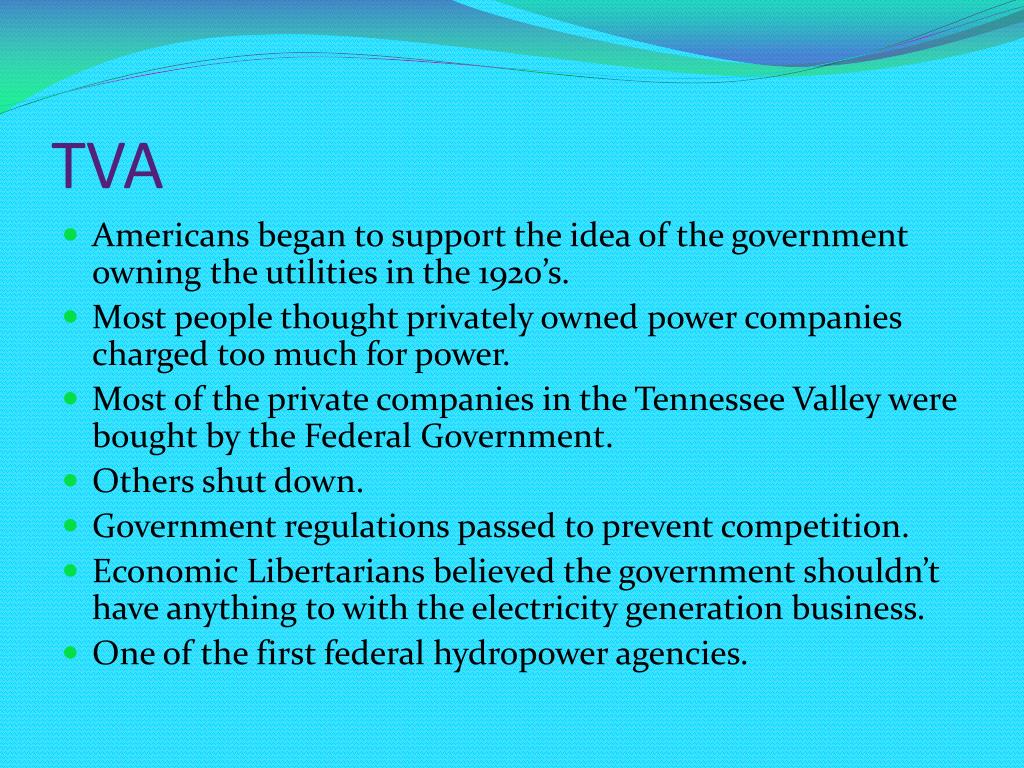 PPT Tennessee Valley Authority (TVA) PowerPoint Presentation, free
