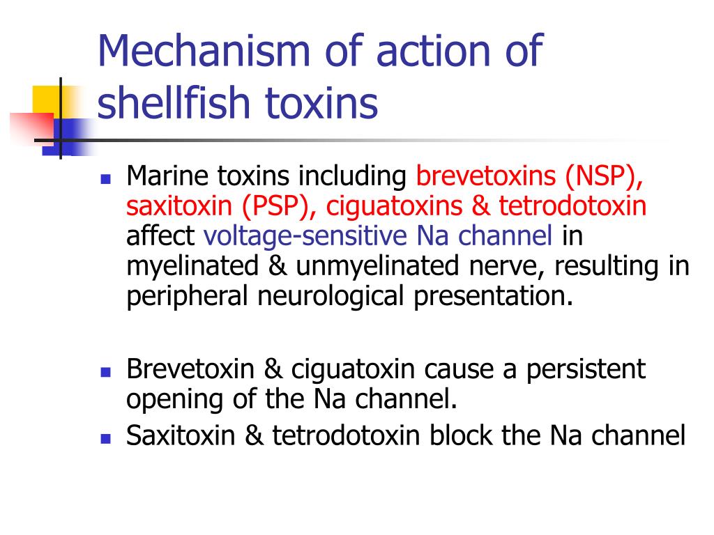 PPT Toxicology course Case presentation Shellfish poisoning