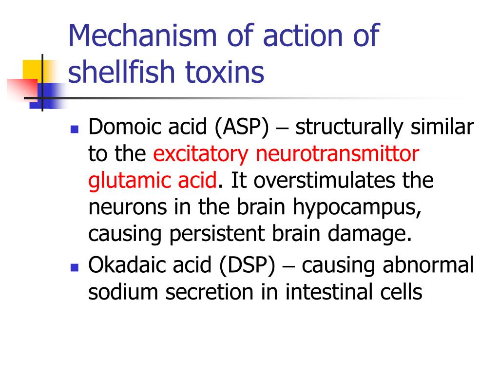 PPT Toxicology course Case presentation Shellfish poisoning