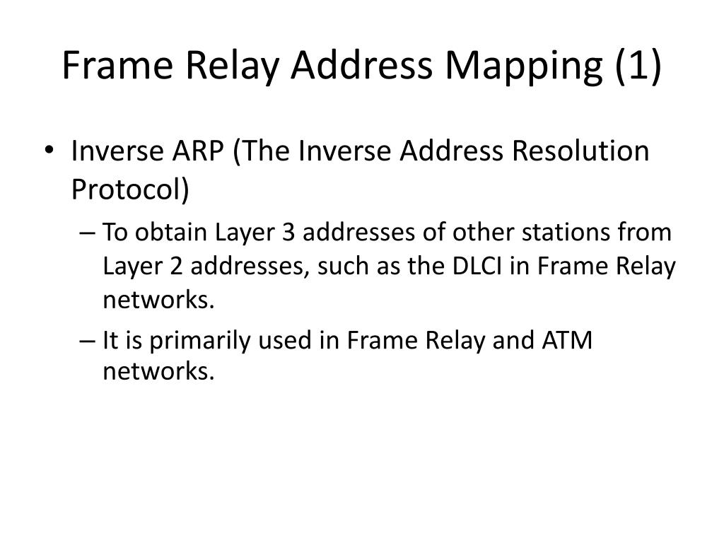 PPT Frame Relay PowerPoint Presentation, free download ID3634729