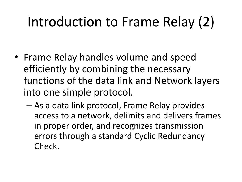 PPT Frame Relay PowerPoint Presentation, free download ID3634729