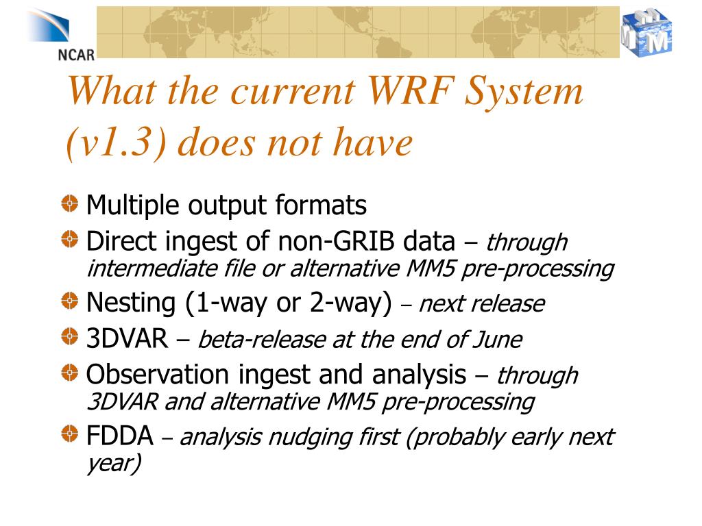 PPT Introduction to the WRF Modeling System PowerPoint Presentation