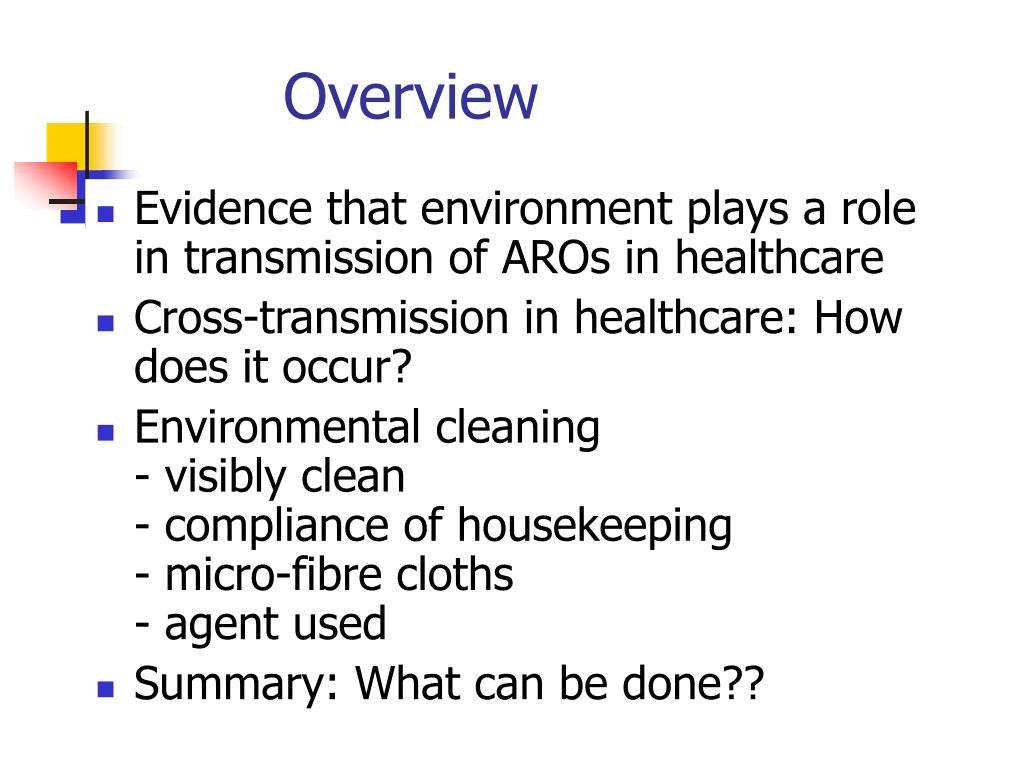 PPT Environmental Cleaning MRSA PowerPoint Presentation, free