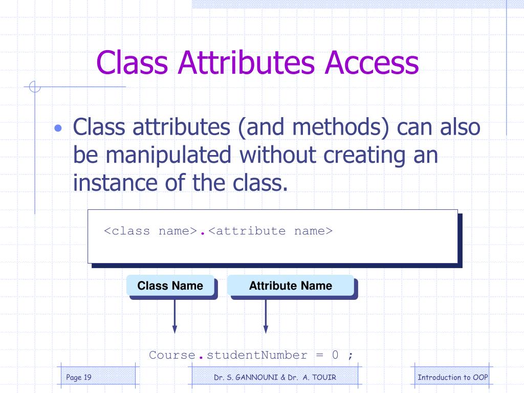 PPT Objects and Instance attributes and variables PowerPoint