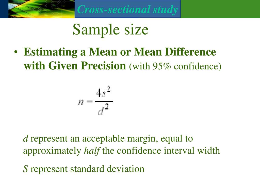 PPT CrossSectional Study (prevalence study) PowerPoint Presentation