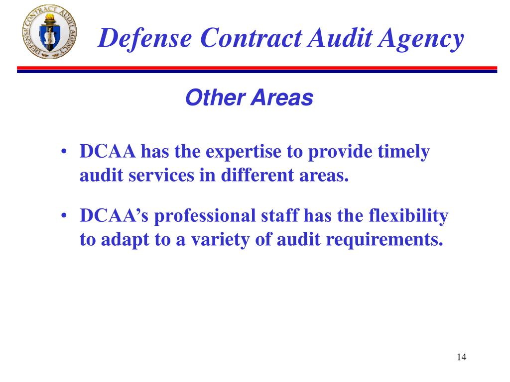 PPT Defense Contract Audit Agency PowerPoint Presentation, free