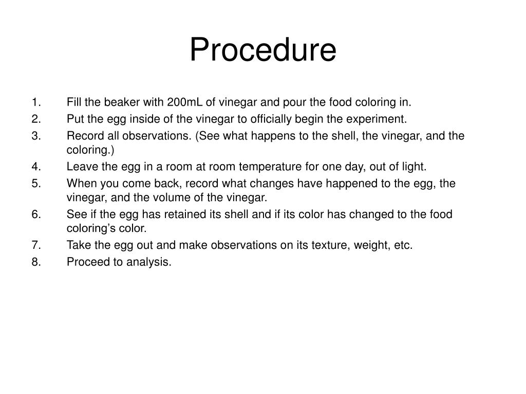 PPT Egg and Vinegar Experiment PowerPoint Presentation, free download ID3643321