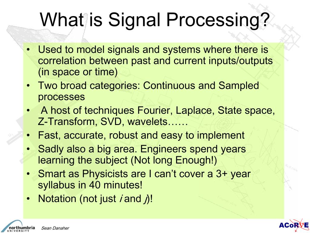 PPT Signal Processing For Acoustic Neutrino Detection (A Tutorial