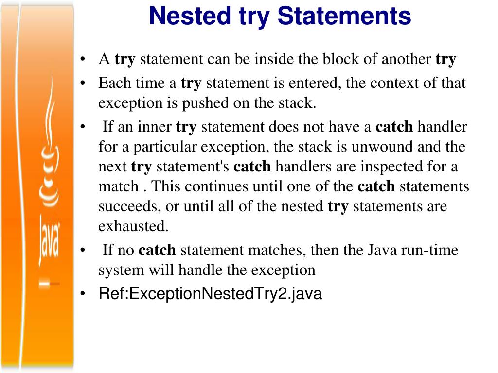 PPT Index Exception handling Exception In Java Exception Types
