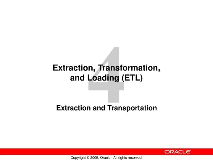 PPT Extraction, Transformation, and Loading (ETL) PowerPoint
